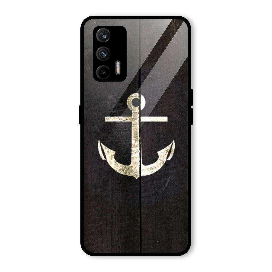 Wood Anchor Glass Back Case for Realme GT 5G