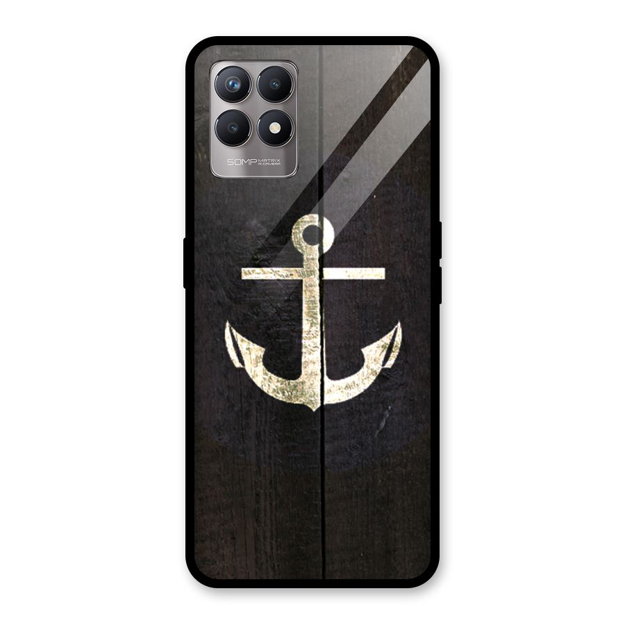 Wood Anchor Glass Back Case for Realme Narzo 50