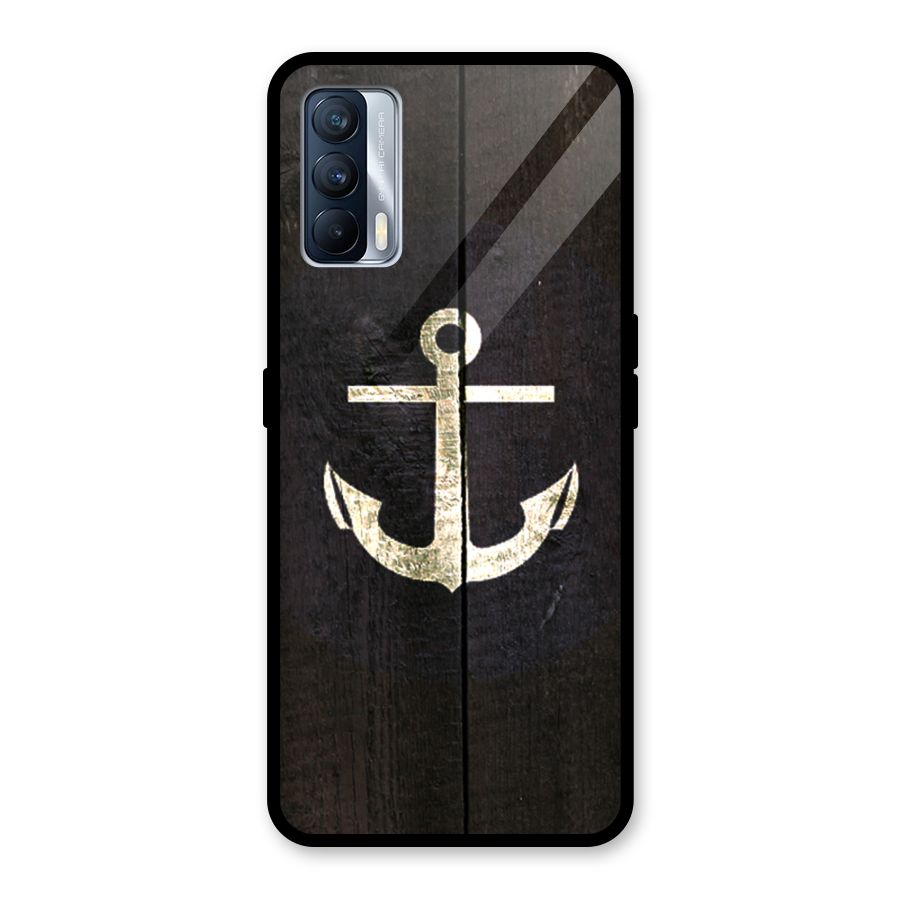 Wood Anchor Glass Back Case for Realme X7