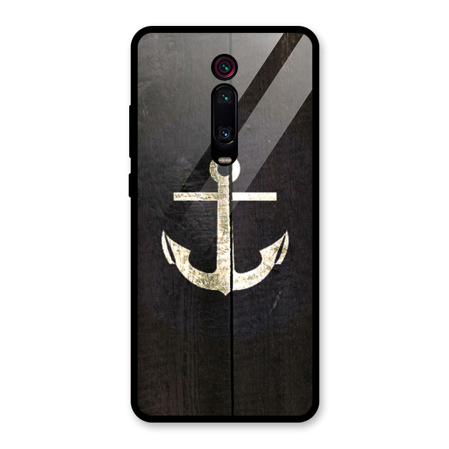 Wood Anchor Glass Back Case for Redmi K20