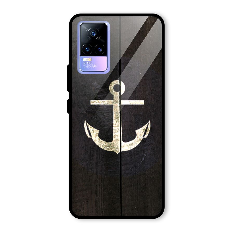 Wood Anchor Glass Back Case for Vivo Y73