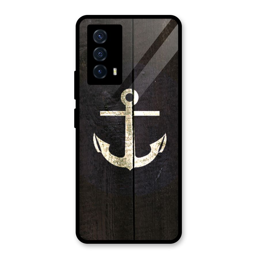 Wood Anchor Glass Back Case for Vivo iQOO Z5