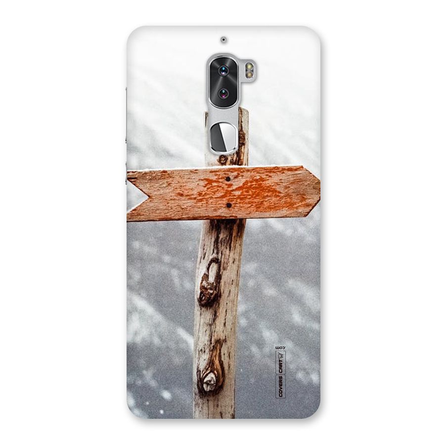 Wood And Snow Back Case for Coolpad Cool 1