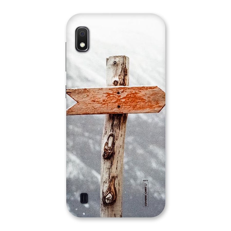 Wood And Snow Back Case for Galaxy A10