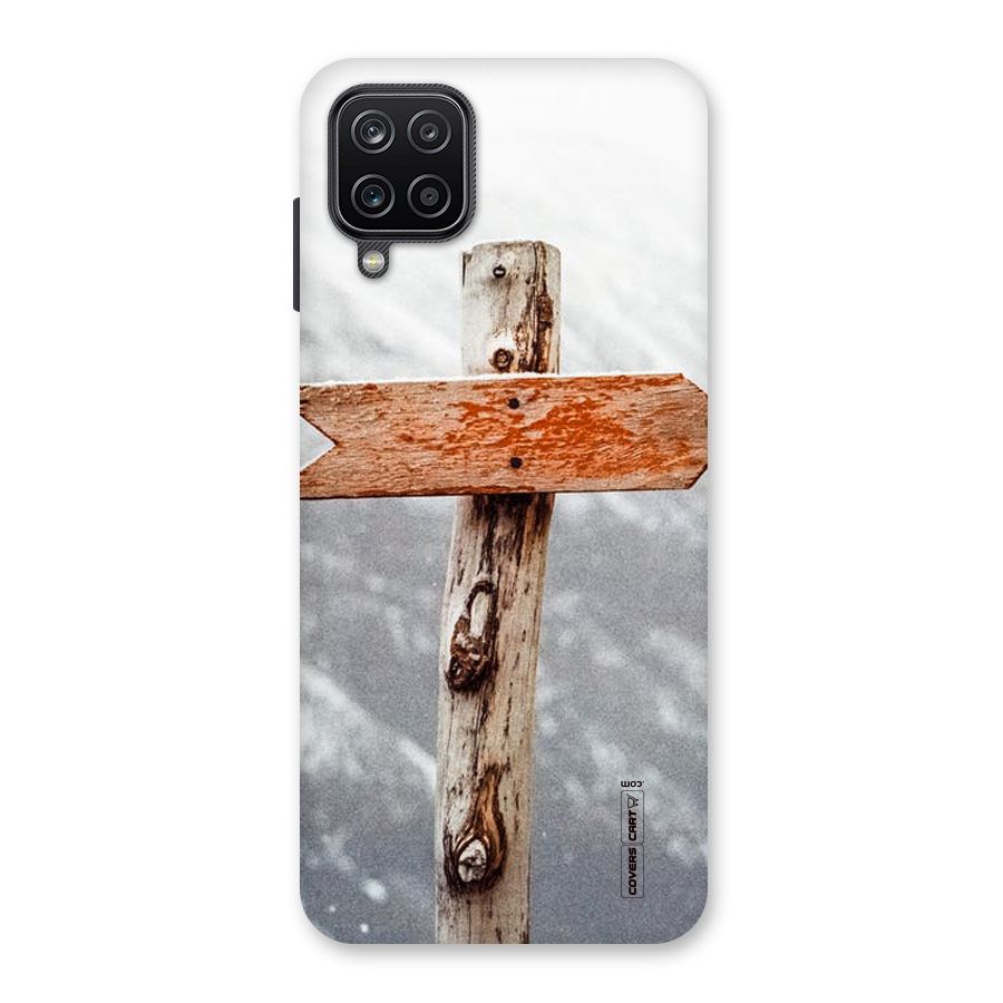 Wood And Snow Back Case for Galaxy A12