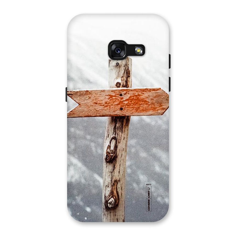 Wood And Snow Back Case for Galaxy A3 (2017)