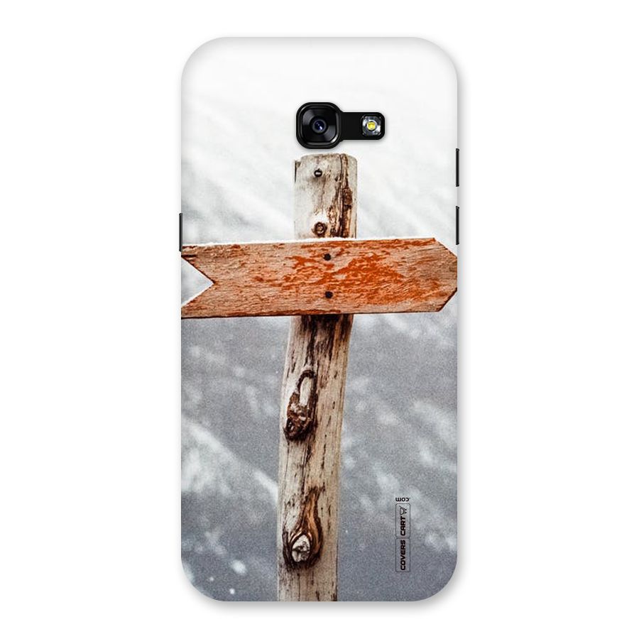 Wood And Snow Back Case for Galaxy A5 2017