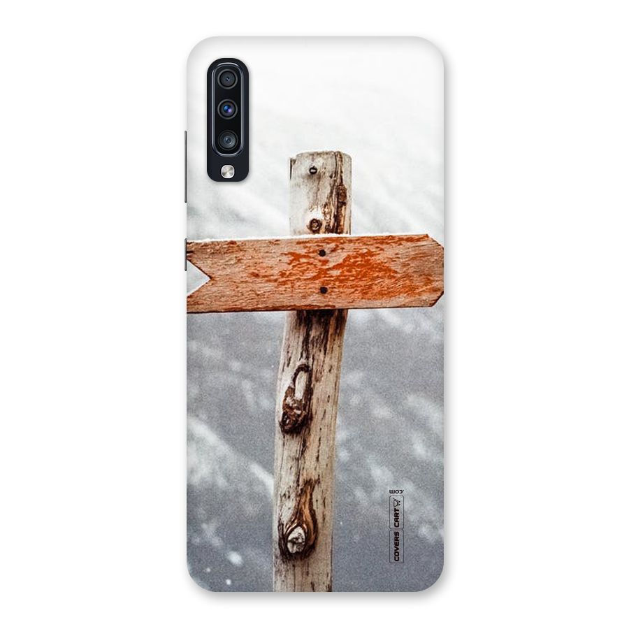 Wood And Snow Back Case for Galaxy A70