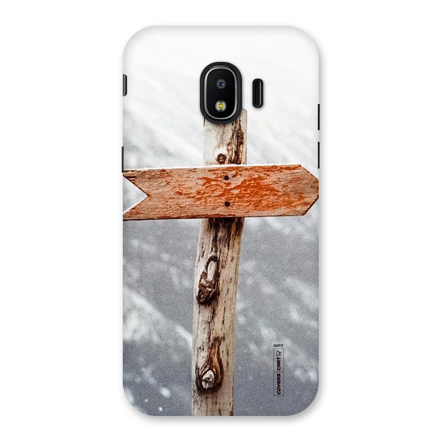 Wood And Snow Back Case for Galaxy J2 Pro 2018