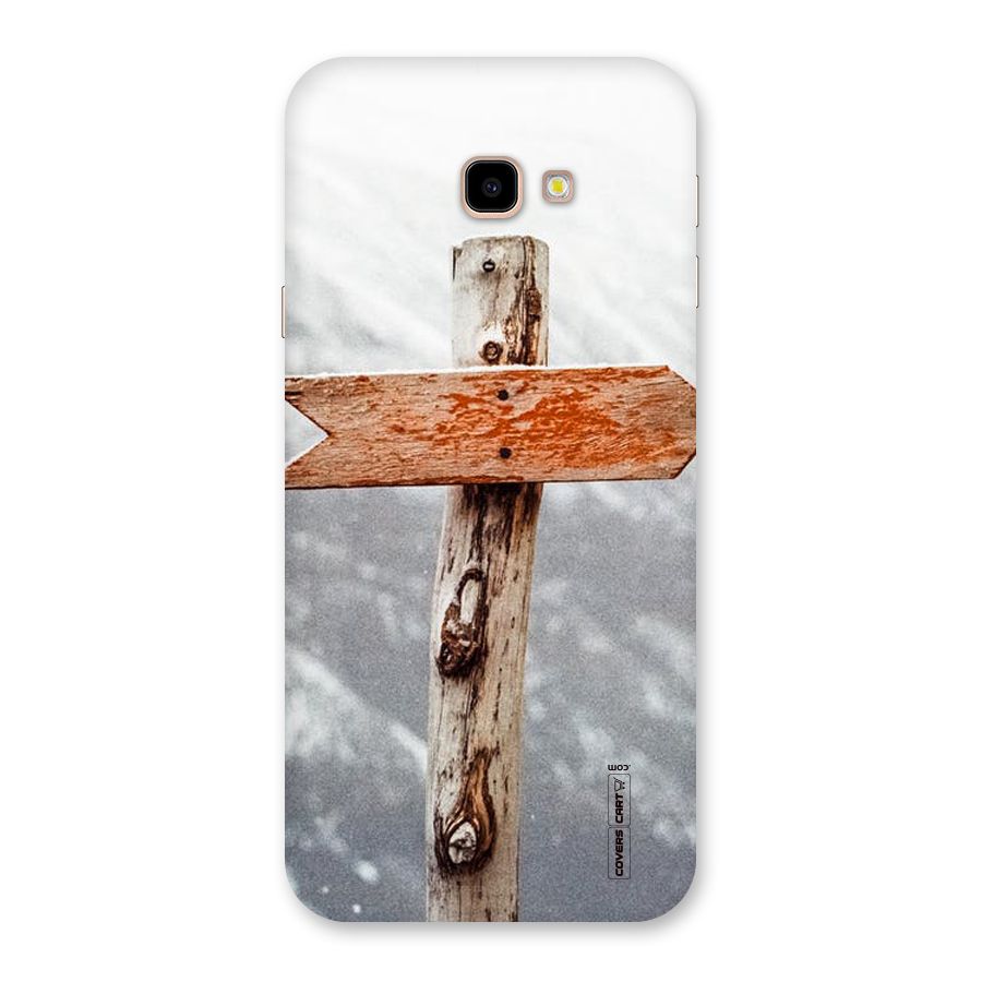Wood And Snow Back Case for Galaxy J4 Plus