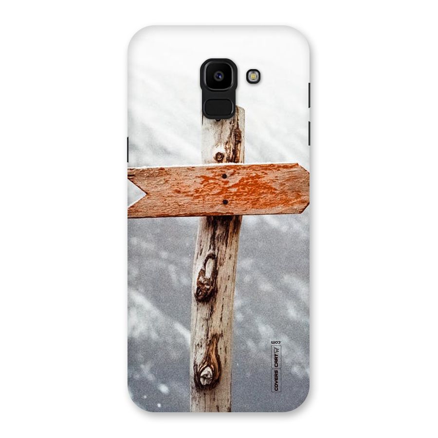 Wood And Snow Back Case for Galaxy J6