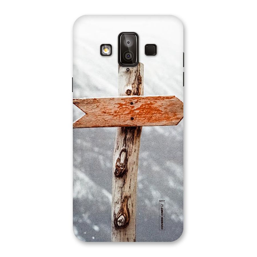 Wood And Snow Back Case for Galaxy J7 Duo