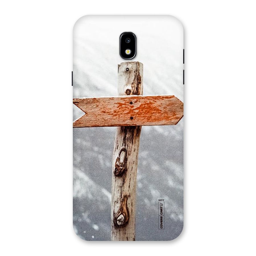 Wood And Snow Back Case for Galaxy J7 Pro