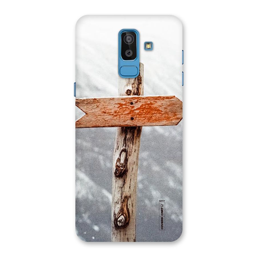 Wood And Snow Back Case for Galaxy J8