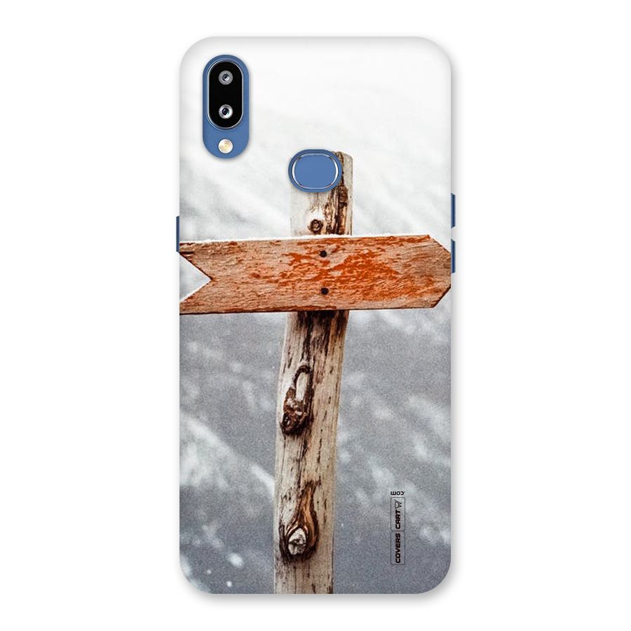 Wood And Snow Back Case for Galaxy M01s