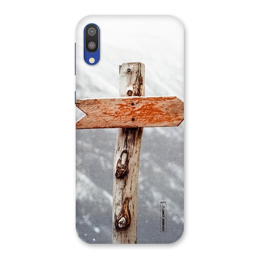 Wood And Snow Back Case for Galaxy M10