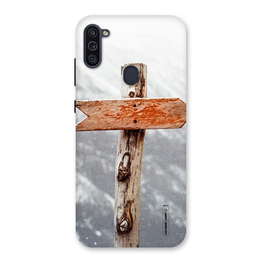 Wood And Snow Back Case for Galaxy M11