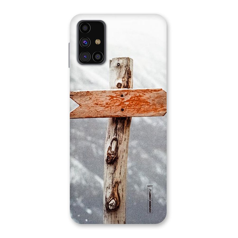 Wood And Snow Back Case for Galaxy M31s
