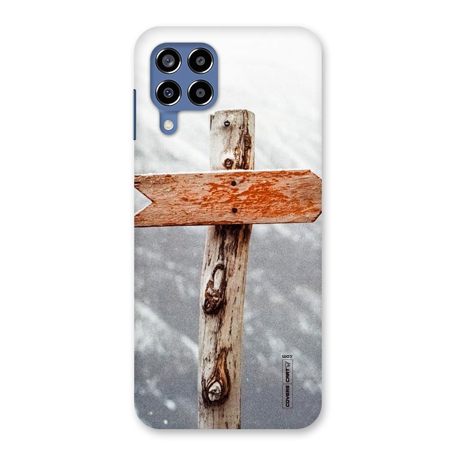 Wood And Snow Back Case for Galaxy M53 5G