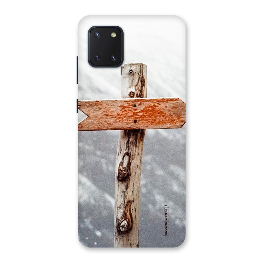 Wood And Snow Back Case for Galaxy Note 10 Lite