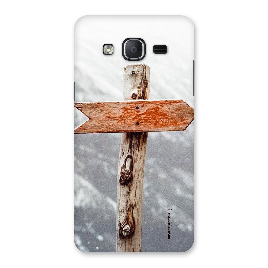Wood And Snow Back Case for Galaxy On7 2015