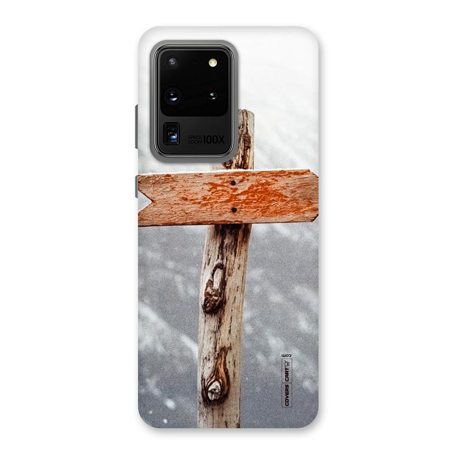 Wood And Snow Back Case for Galaxy S20 Ultra