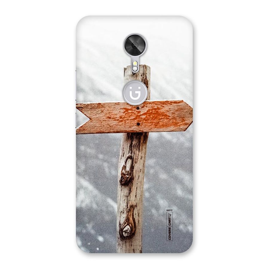 Wood And Snow Back Case for Gionee A1
