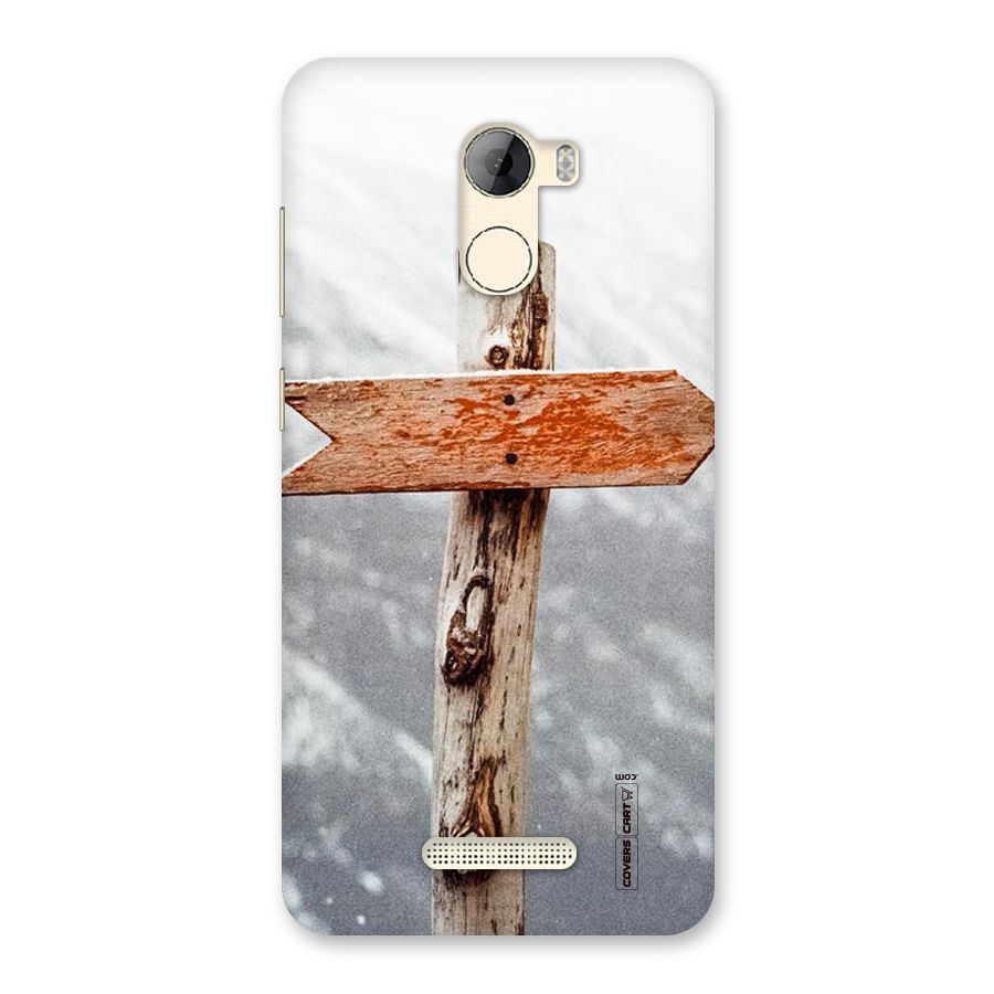 Wood And Snow Back Case for Gionee A1 LIte