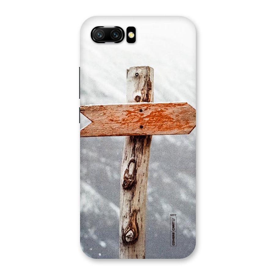 Wood And Snow Back Case for Honor 10