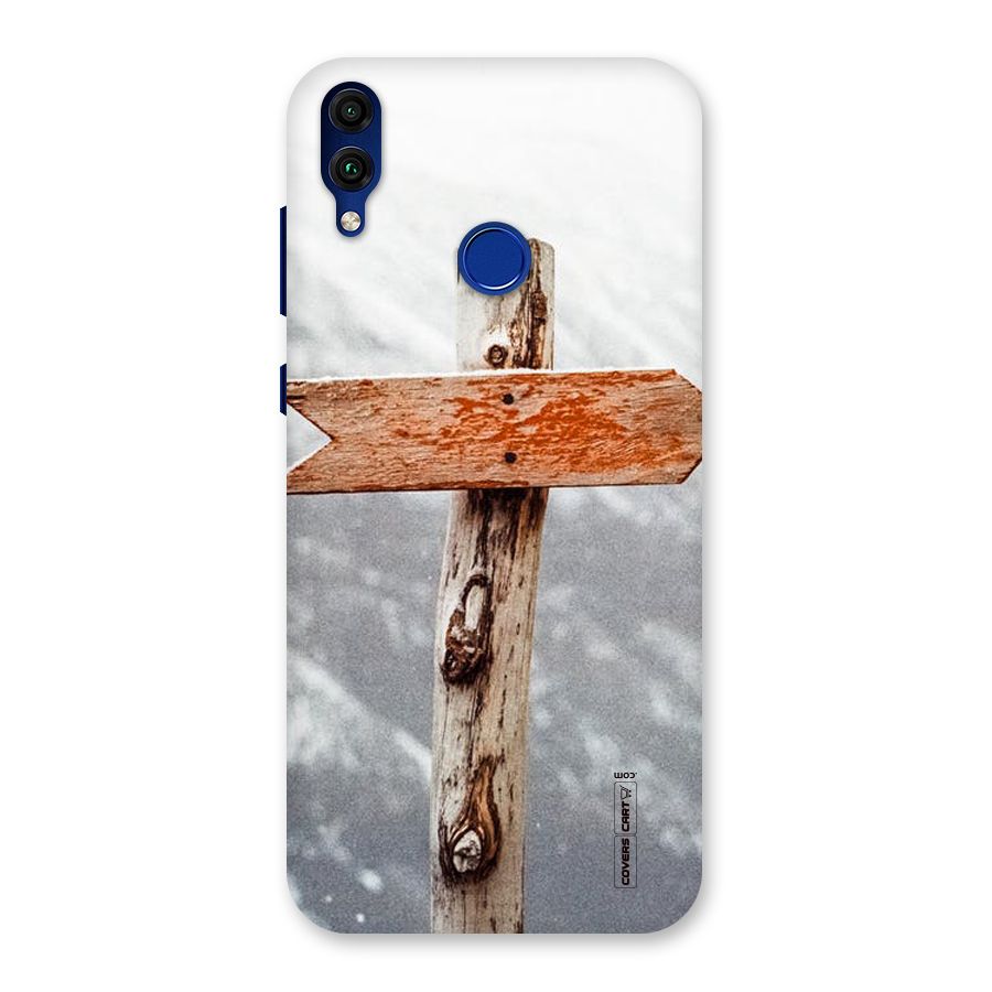 Wood And Snow Back Case for Honor 8C