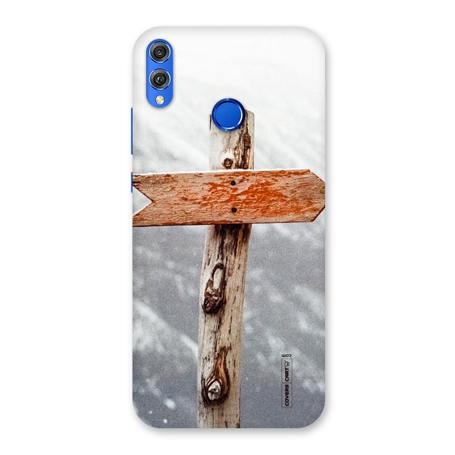 Wood And Snow Back Case for Honor 8X