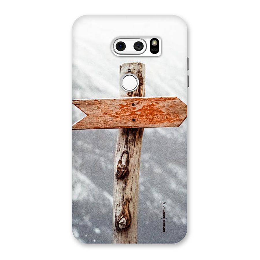 Wood And Snow Back Case for LG V30