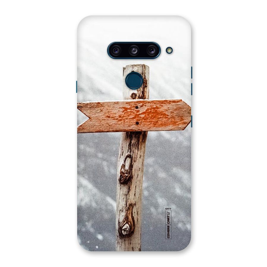 Wood And Snow Back Case for LG  V40 ThinQ