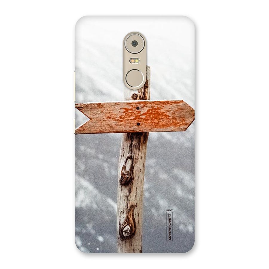 Wood And Snow Back Case for Lenovo K6 Note