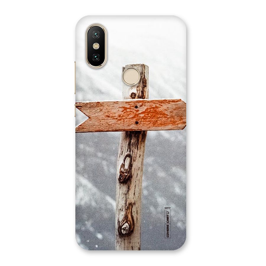 Wood And Snow Back Case for Mi A2