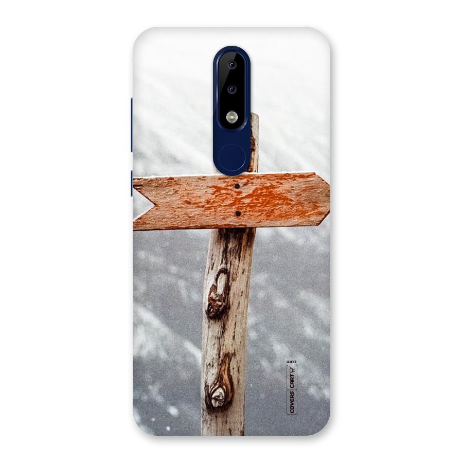 Wood And Snow Back Case for Nokia 5.1 Plus