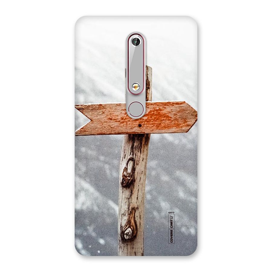 Wood And Snow Back Case for Nokia 6.1
