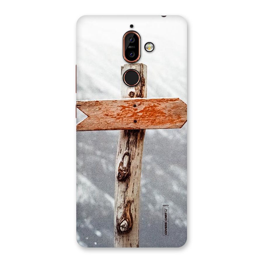 Wood And Snow Back Case for Nokia 7 Plus