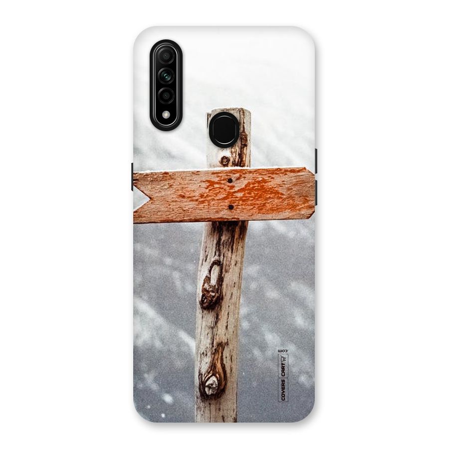 Wood And Snow Back Case for Oppo A31