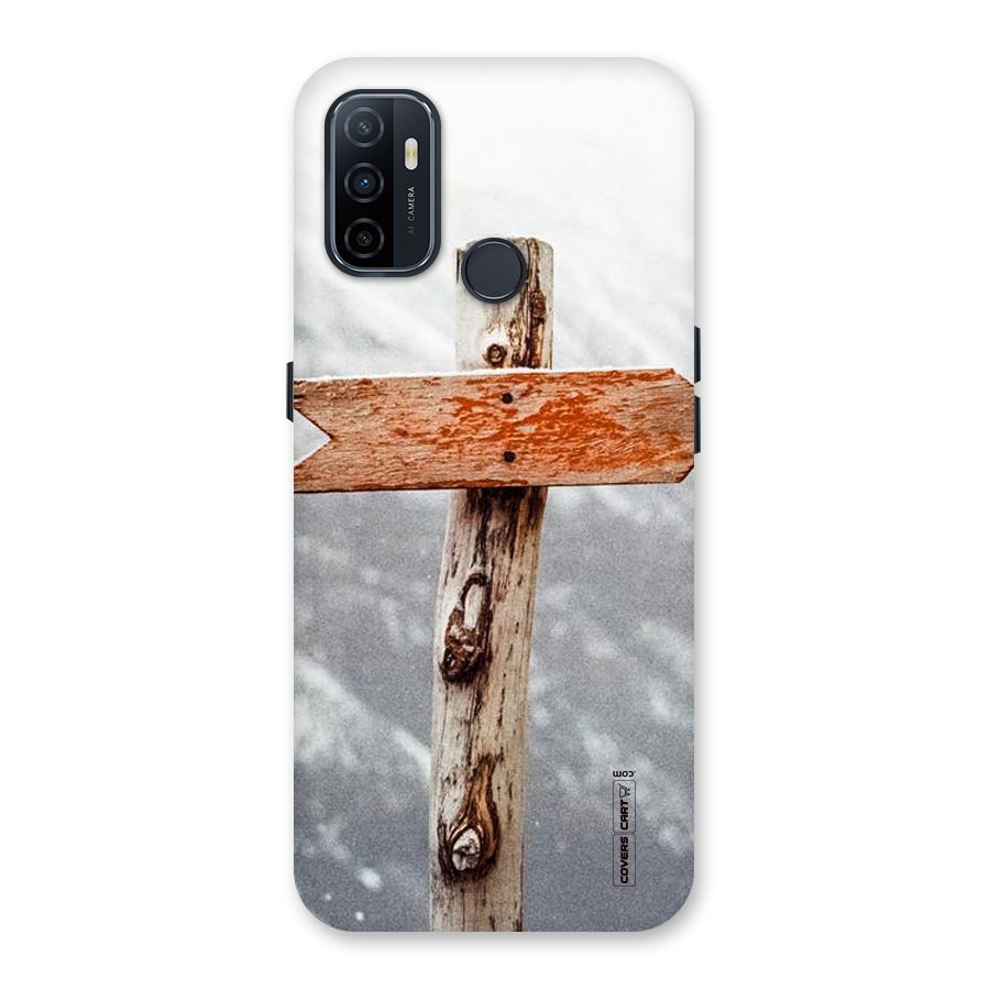 Wood And Snow Back Case for Oppo A32