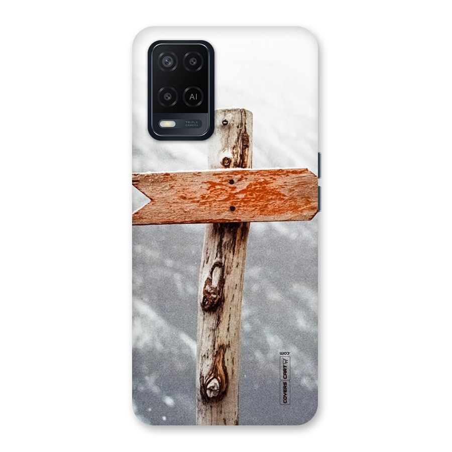 Wood And Snow Back Case for Oppo A54