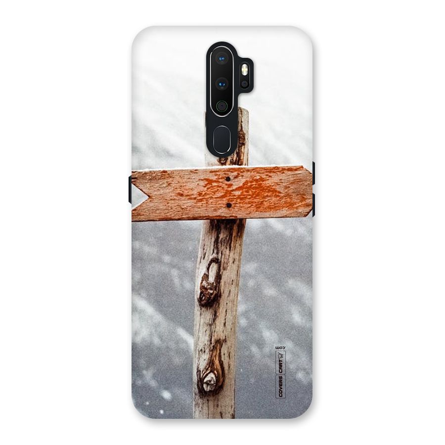 Wood And Snow Back Case for Oppo A5 (2020)