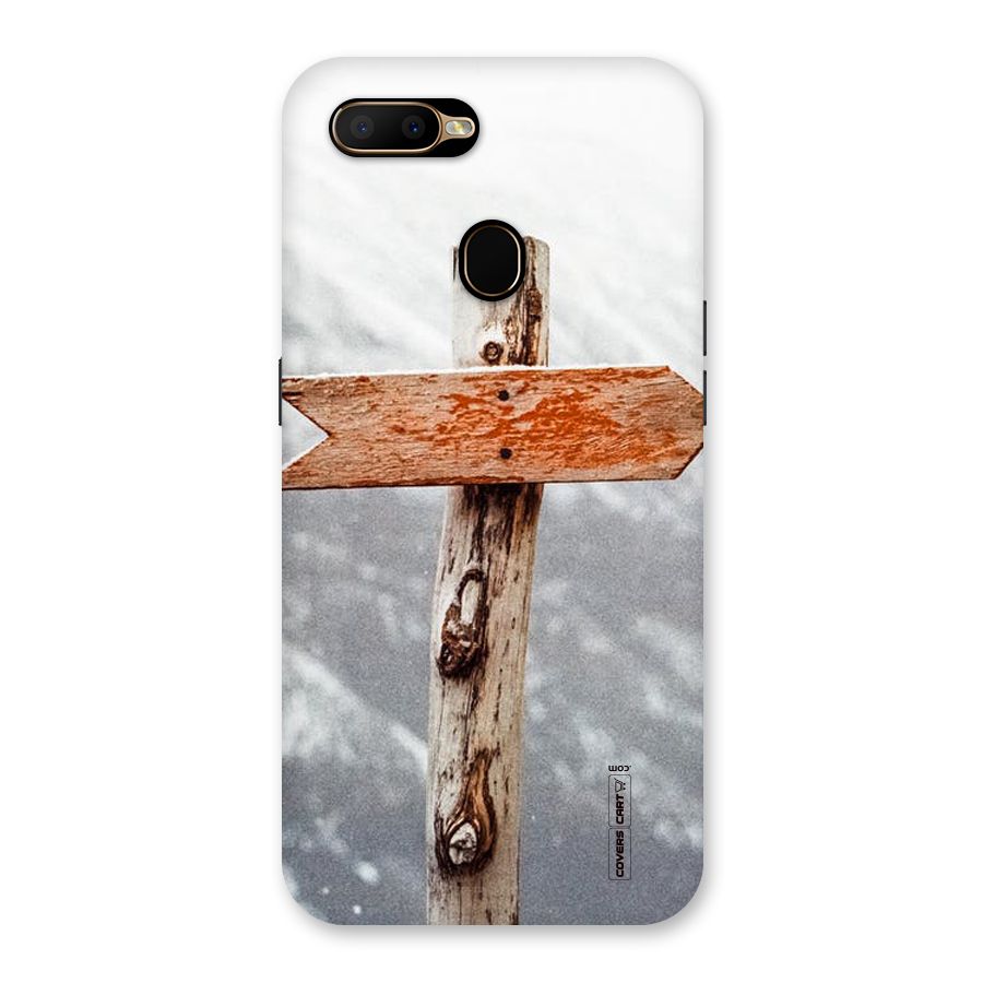 Wood And Snow Back Case for Oppo A5s