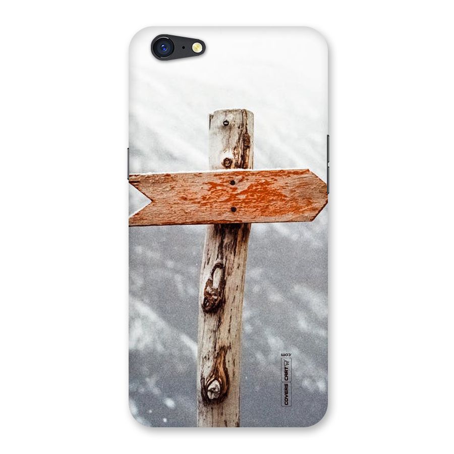 Wood And Snow Back Case for Oppo A71