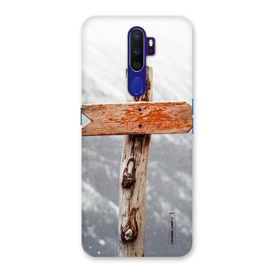 Wood And Snow Back Case for Oppo A9 (2020)