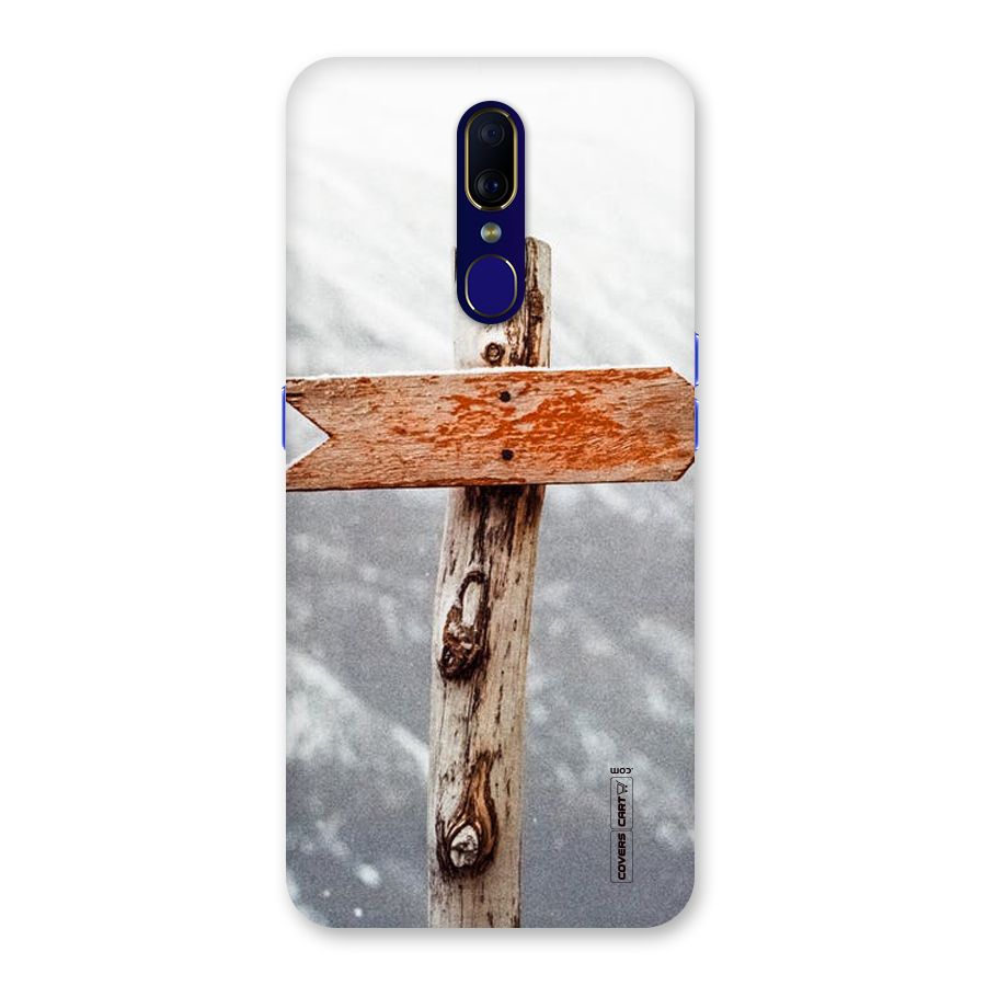 Wood And Snow Back Case for Oppo F11