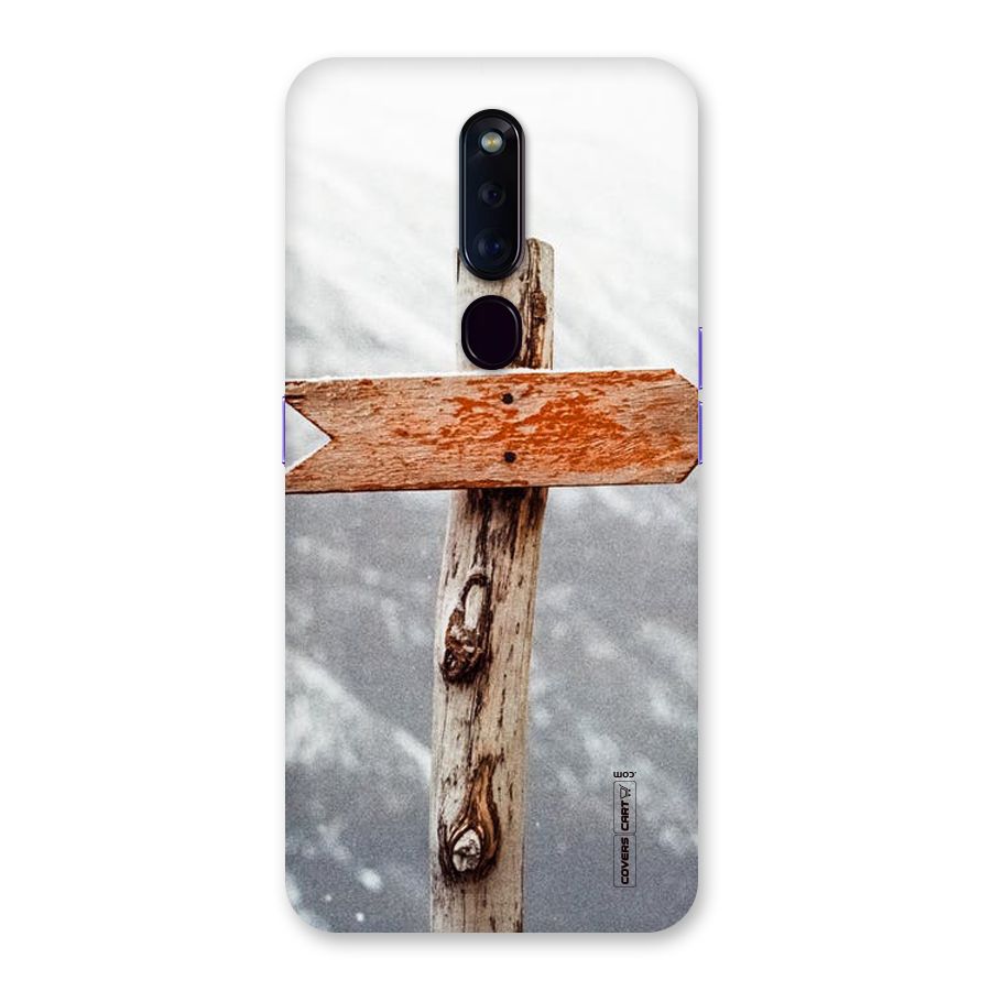 Wood And Snow Back Case for Oppo F11 Pro