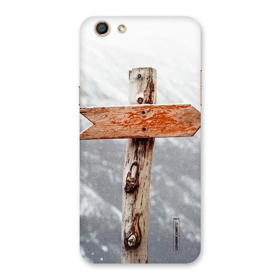 Wood And Snow Back Case for Oppo F3