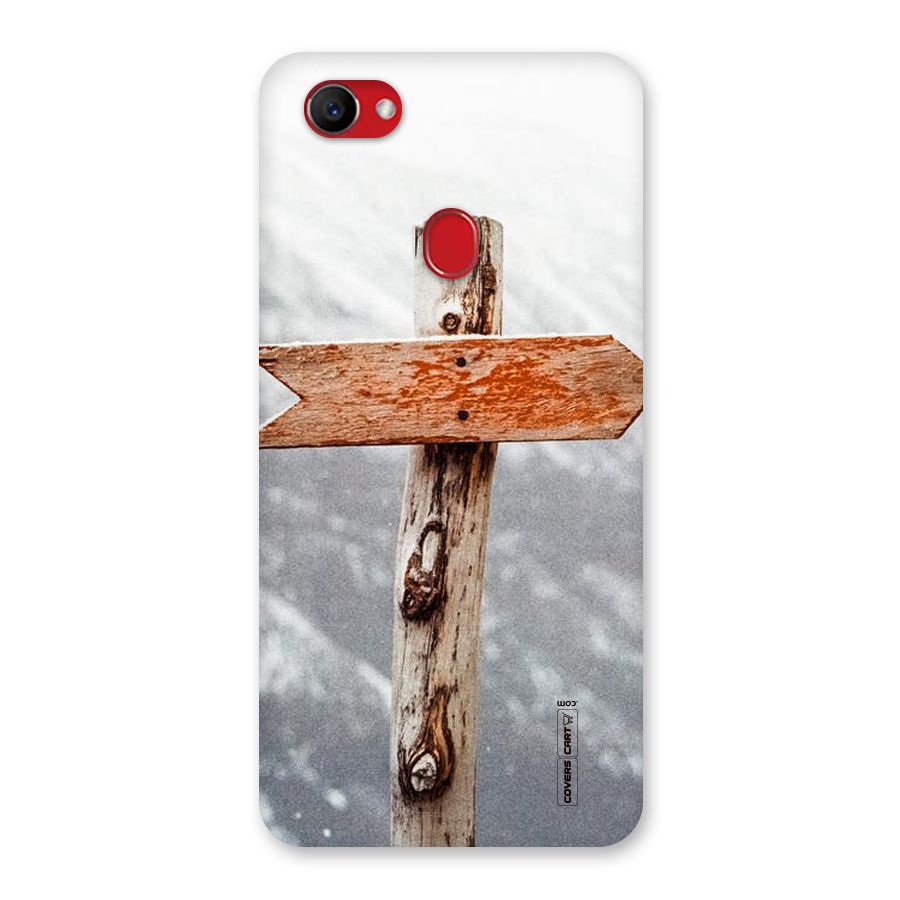 Wood And Snow Back Case for Oppo F7