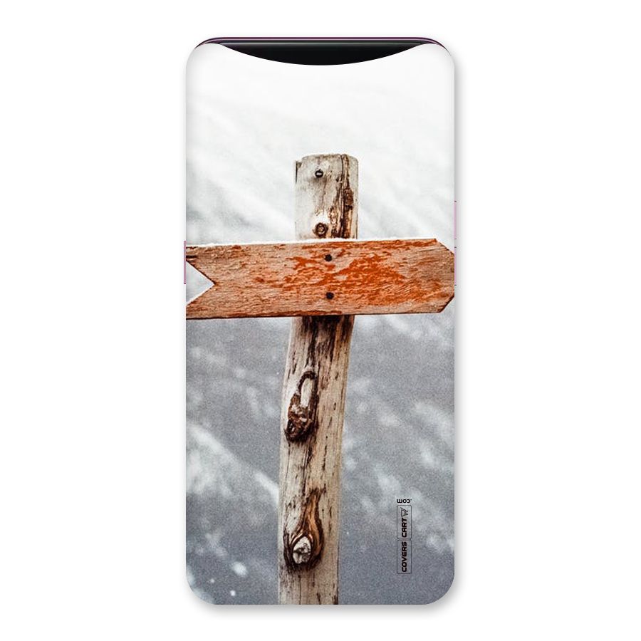 Wood And Snow Back Case for Oppo Find X